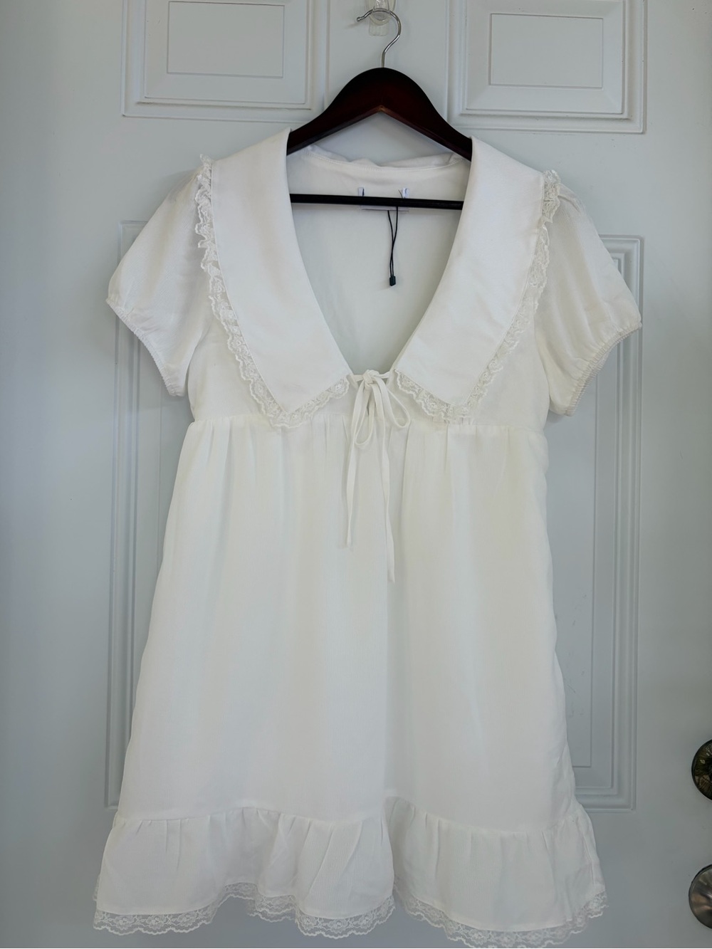 NWOT Princess Polly Penelofie Mini Dress White Sz 4 Read